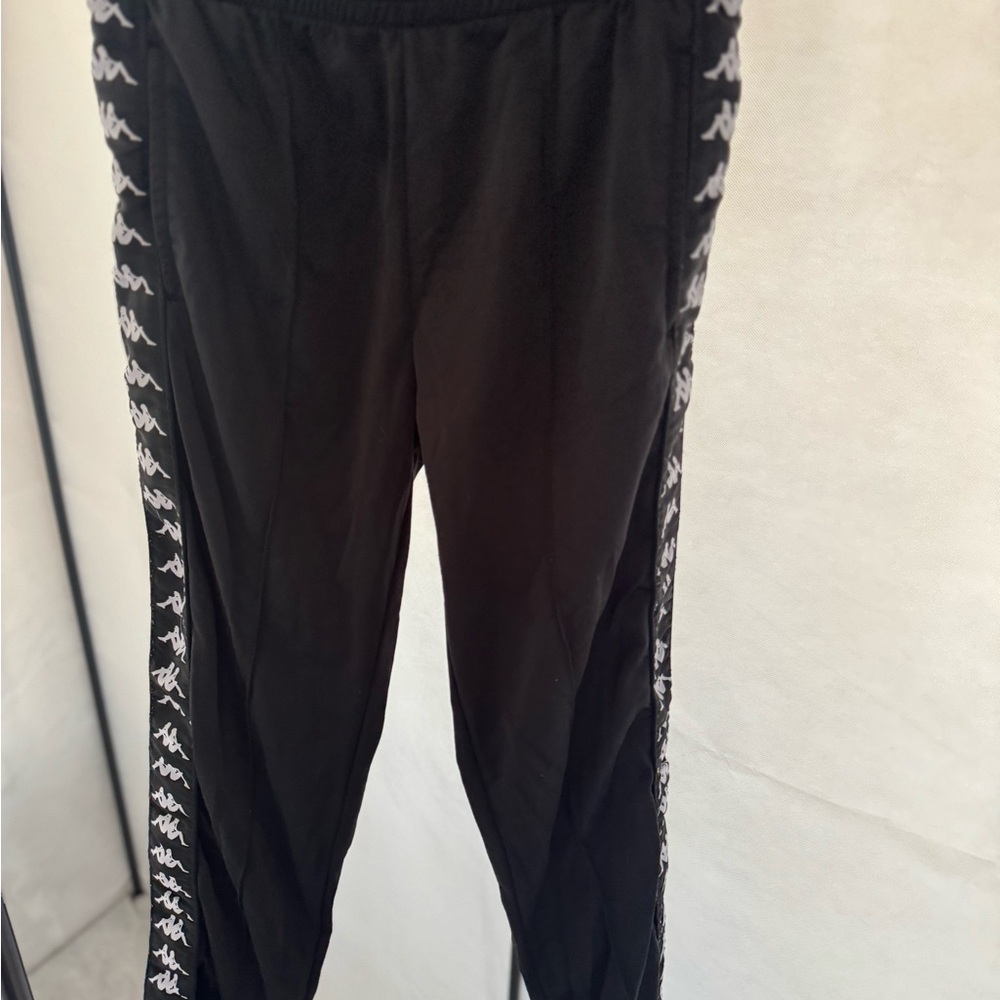 Kappa Black Track Pants
